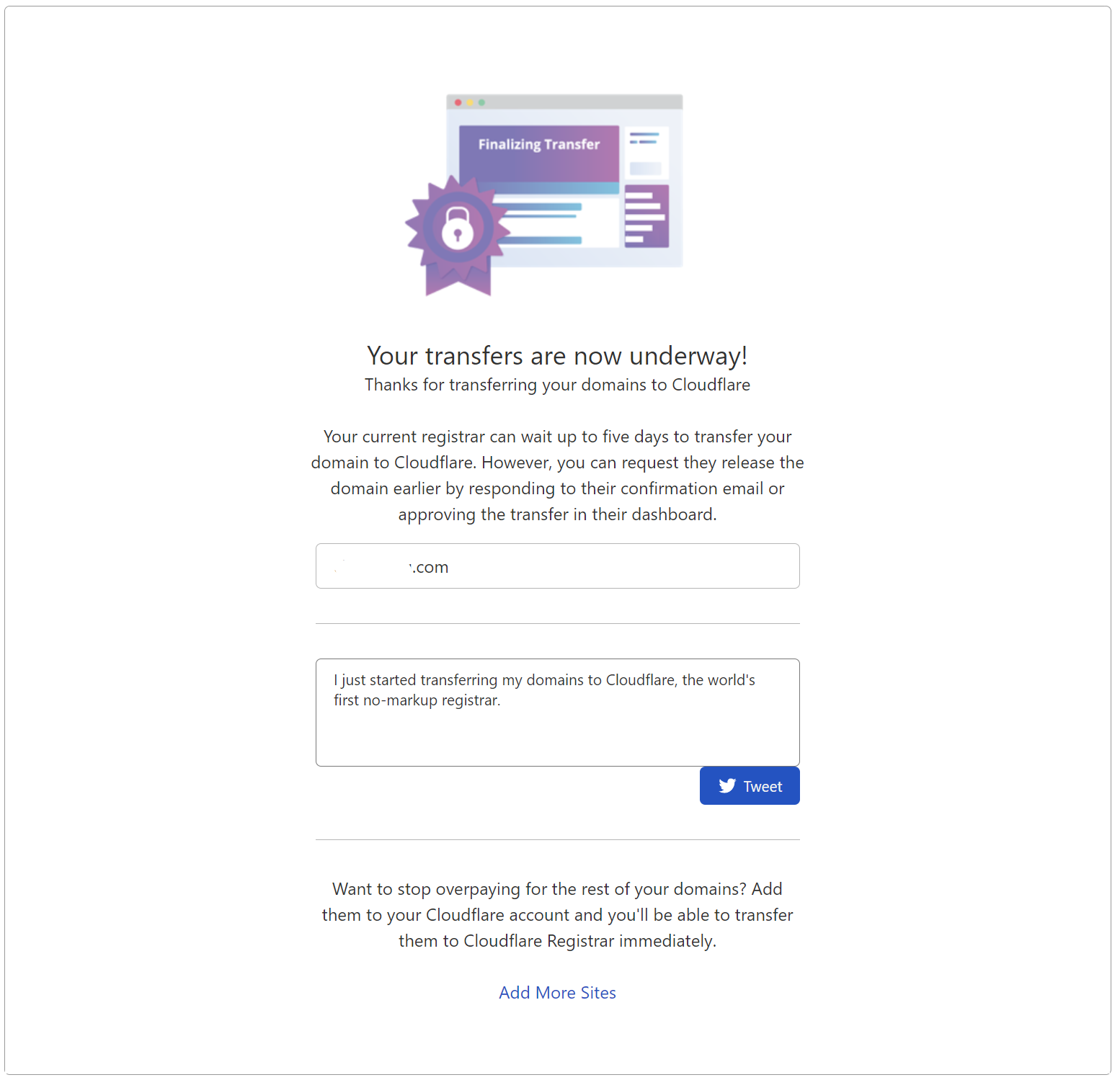 Cloudflare as free DNS parking Acoon Net